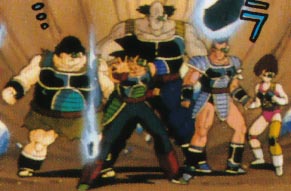 Left to Right: Panboukin, Bardock, Totepo, Toma, and Celipa